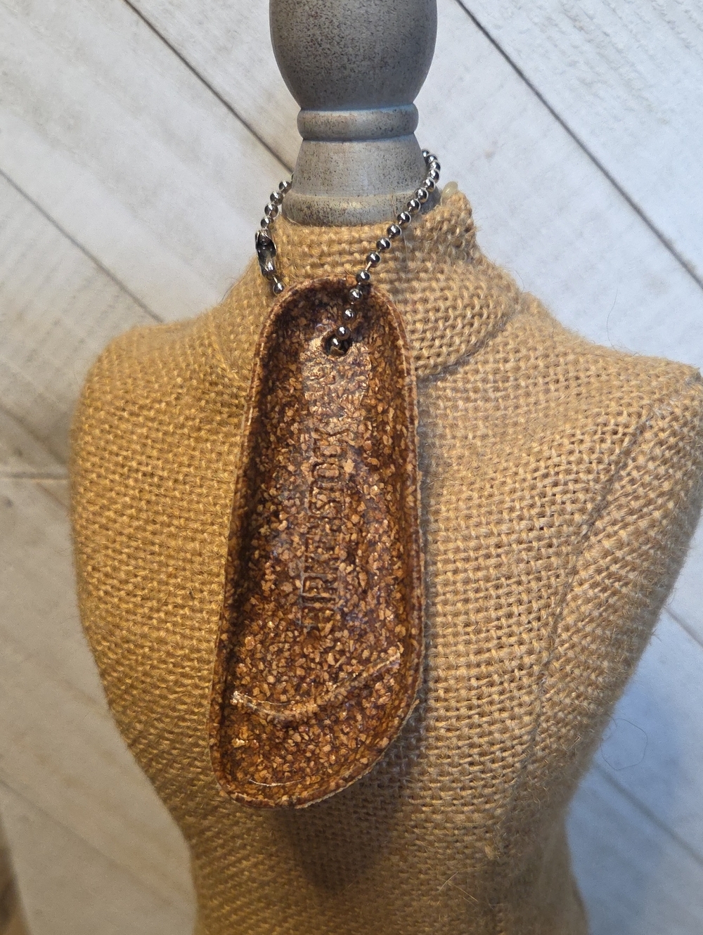 Birkenstock Cork Keychain